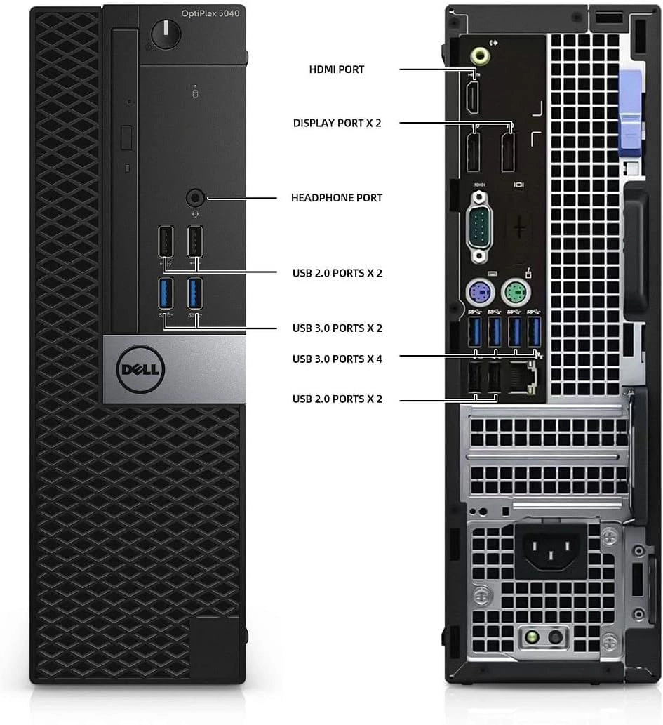 (Renewed) OptiPlex 5040 SFF - 6500T 8GB 256GB