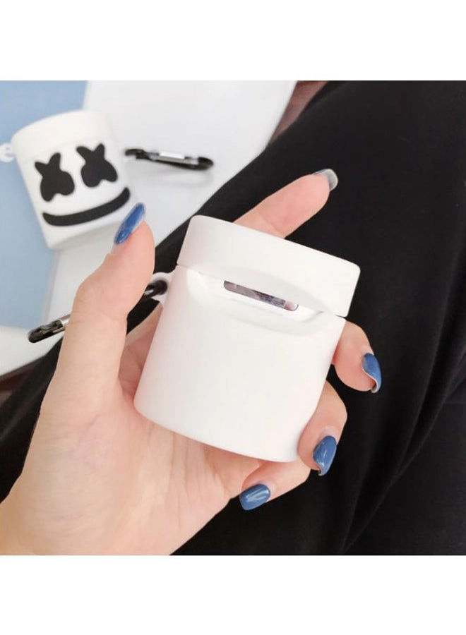 Protective Case For Apple AirPods - Marshmello Themed Carabiner 1/2 Generation