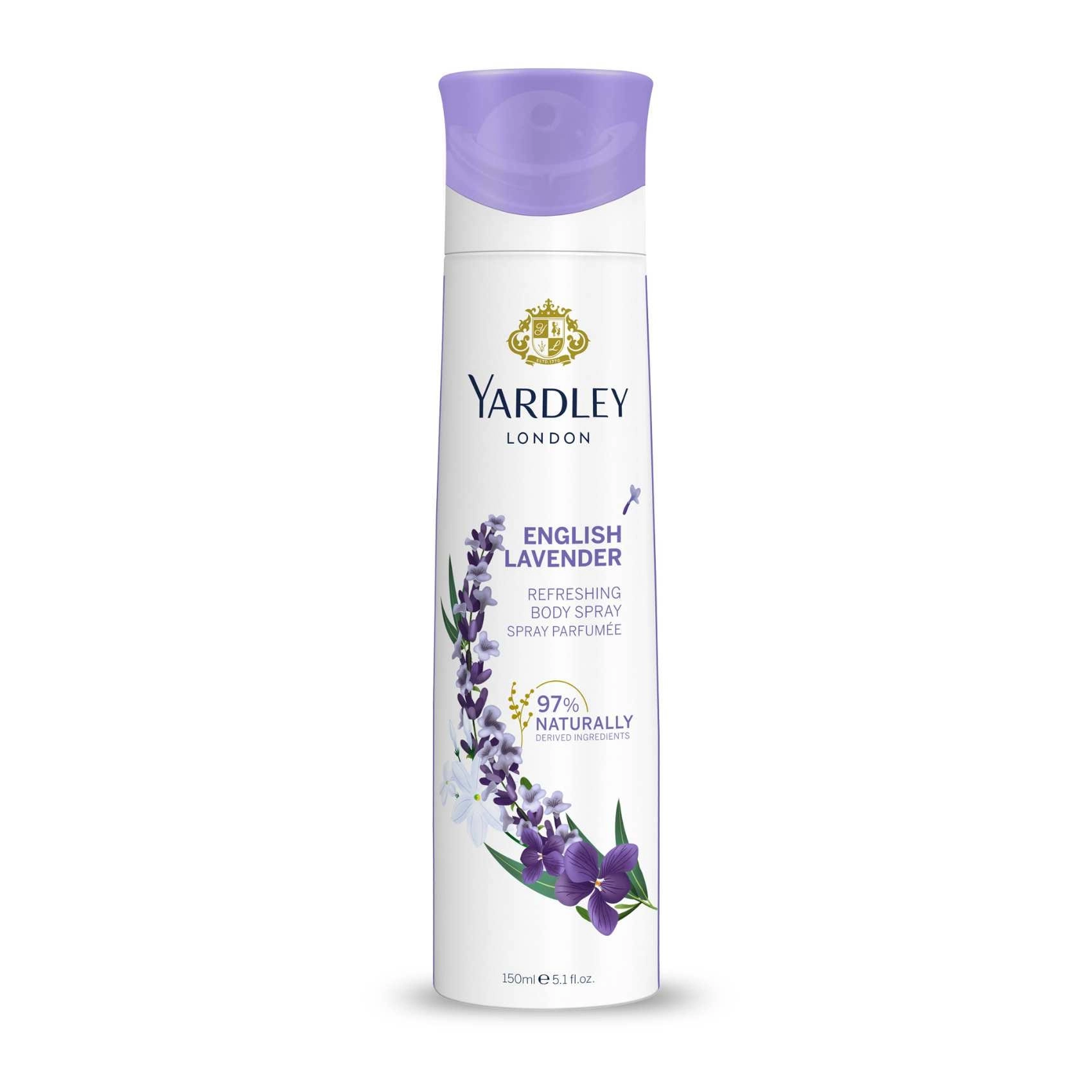 Yardley English Lavender Refreshing Body Spray - 150 ml