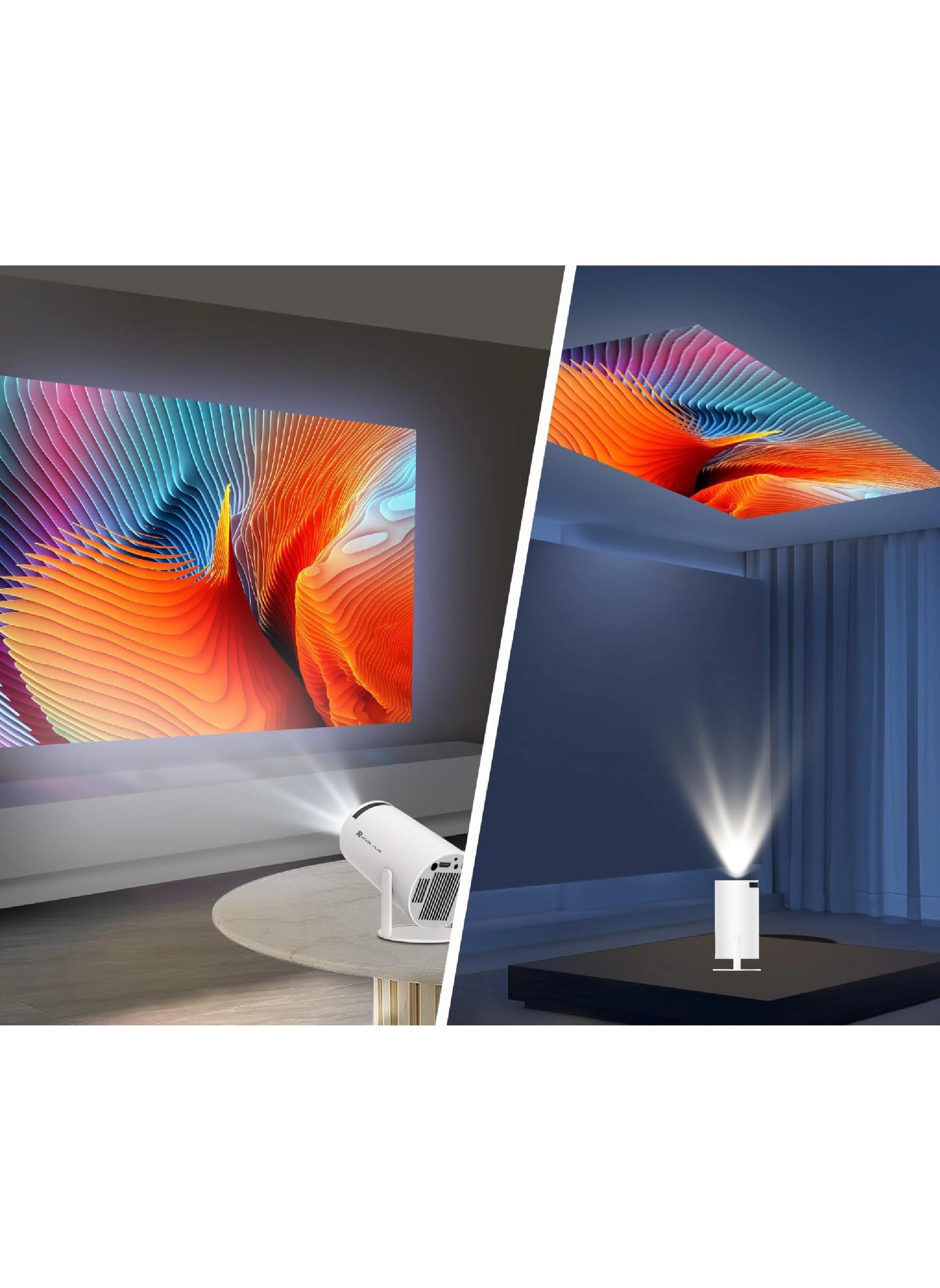 Mini Portable Projector HY300 8000 Lumens