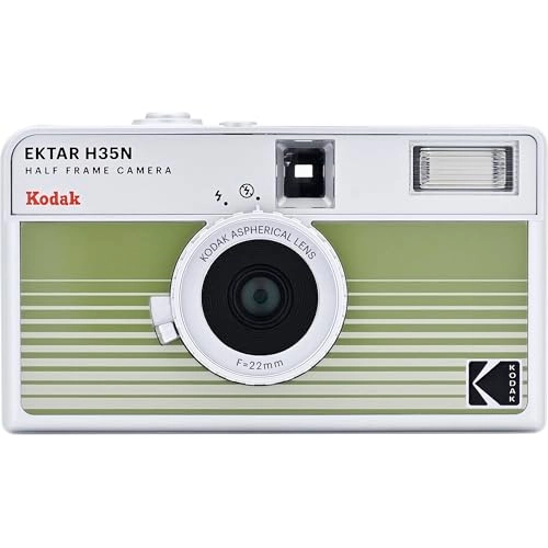 Ektar H35N - Half-frame 22mm + Premium Gold Film - 35mm + Tabletop Tripod + Batteries + Microfiber Cleaning Cloth