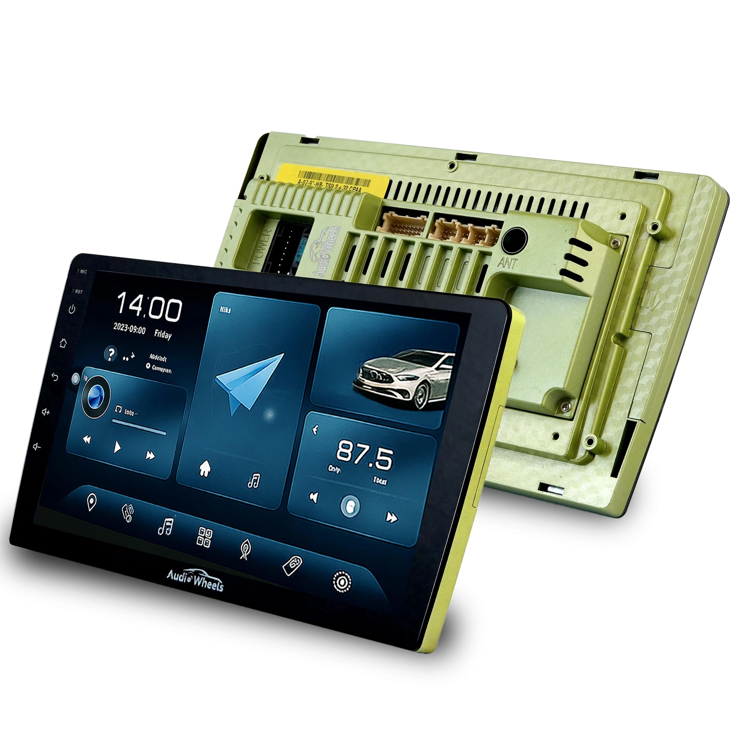 Audio Wheels, Bawana Industrial area,Sec-3, Plot/No-261, New Delhi-110039 Car Android Display - 10 Inch