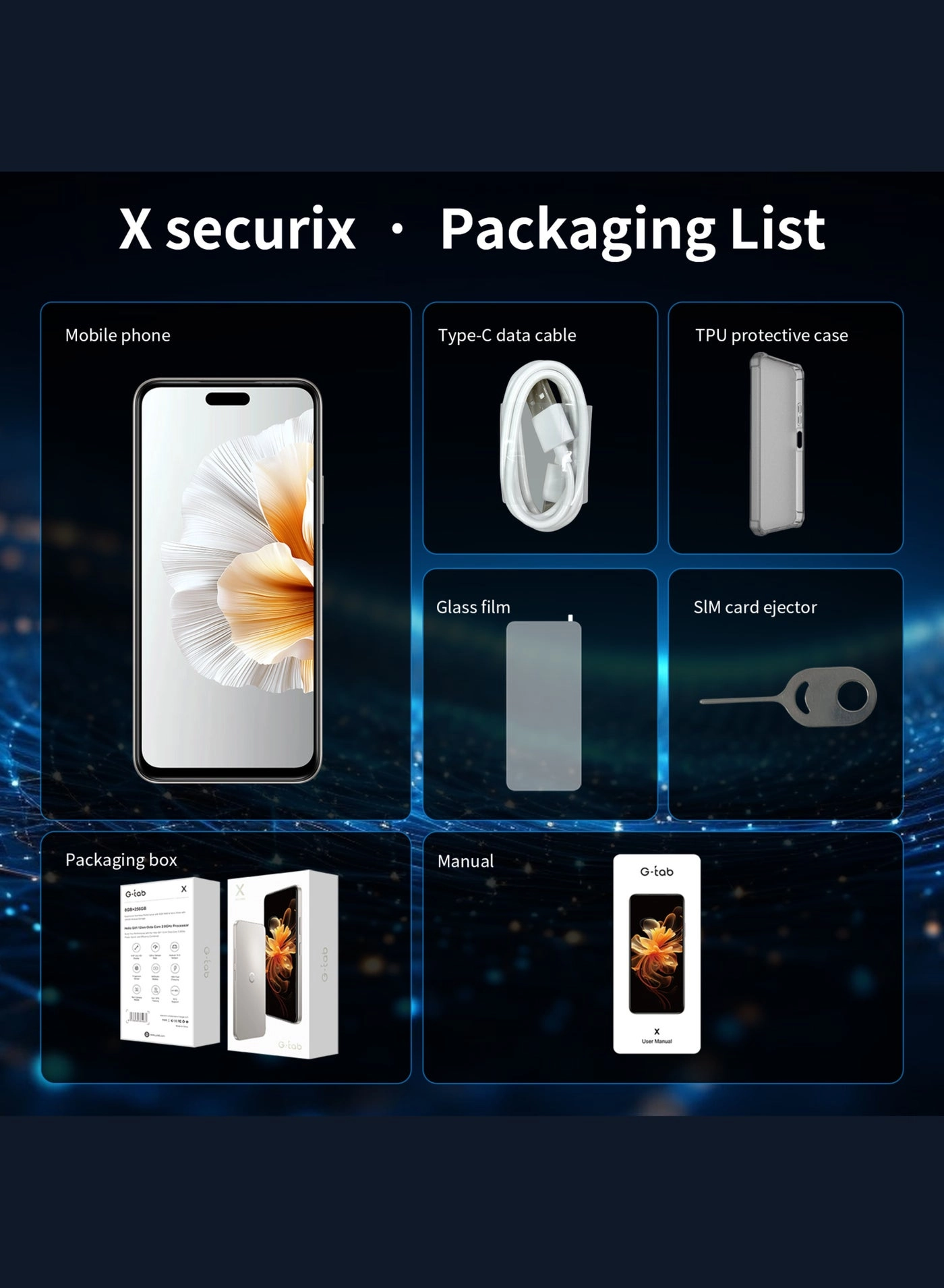 X SECURIX - 8GB 256GB