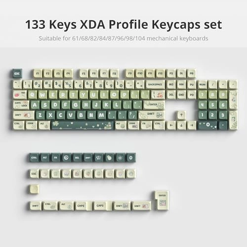 XDA Profile PBT Keycaps - ANSI US / ISO