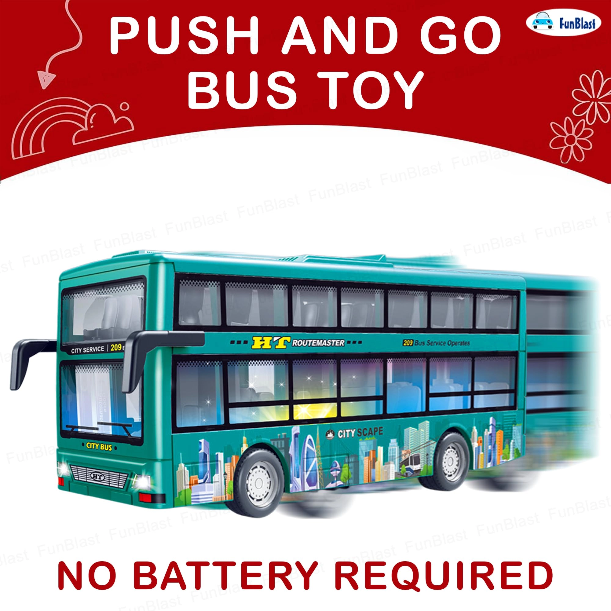 City Bus Toy - 1 Count