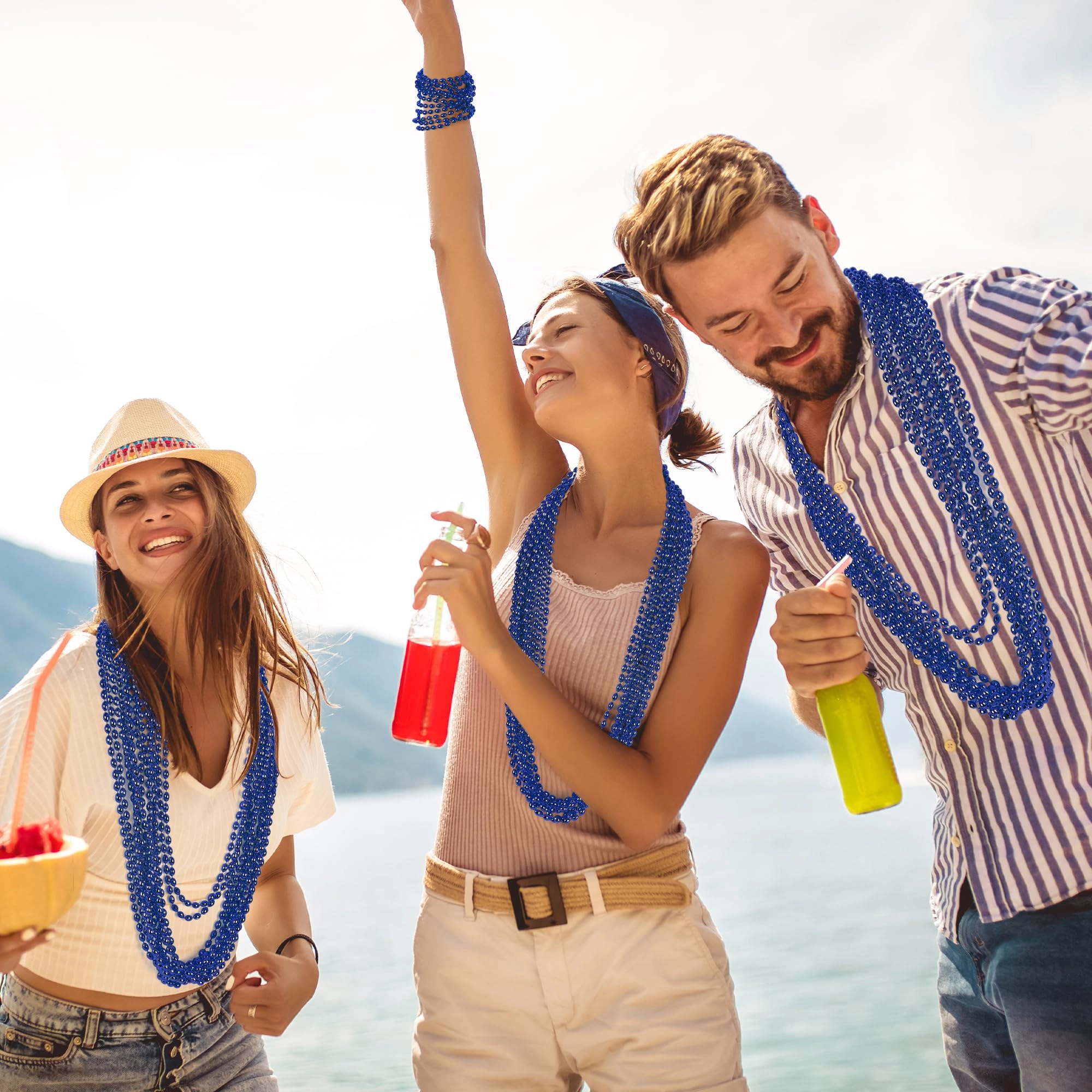 Mardi Gras Beads - 12PCS