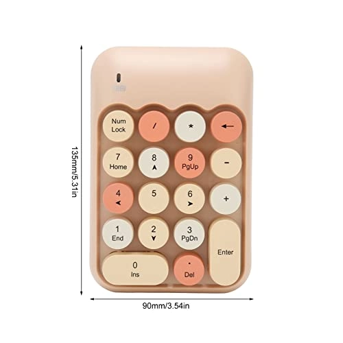 18 Keys Numeric Keyboard - 2.4GHz Wireless USB Ergonomic