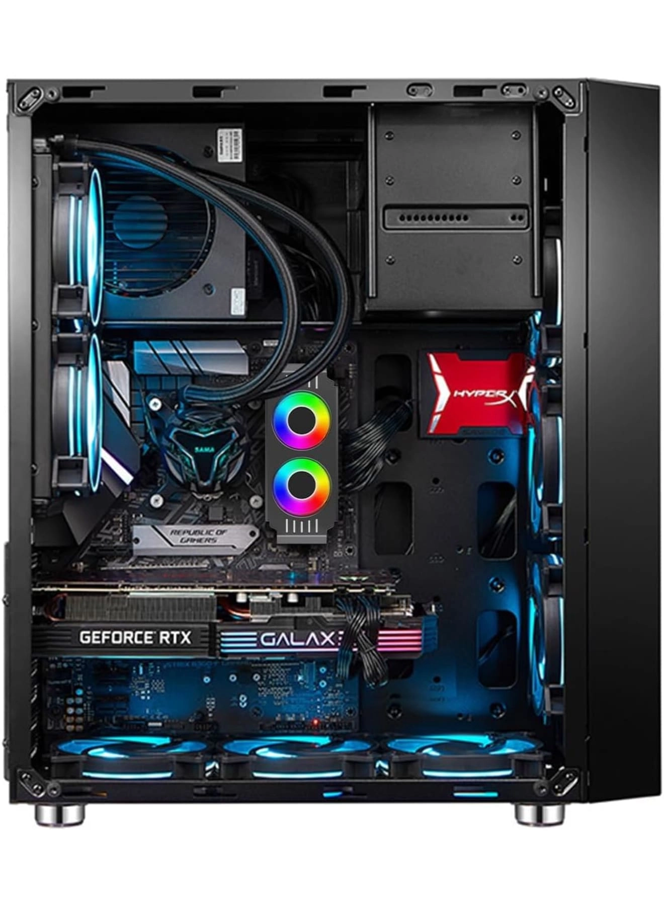 Memory RAM Cooling Fan - dual-fan 505010mm