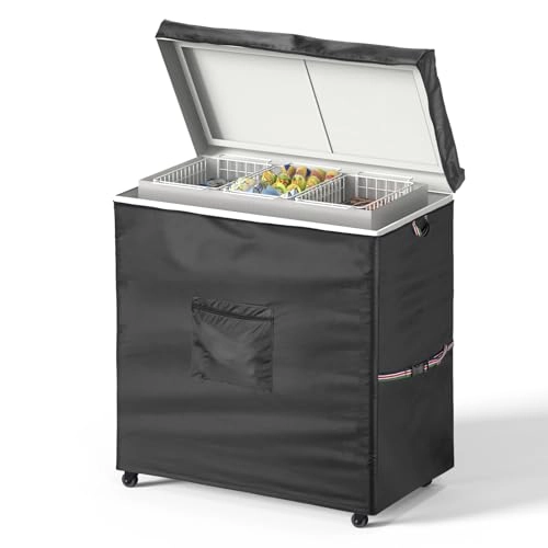 Fentiff Deep Freezer Cover - Waterproof Dustproof Zipper
