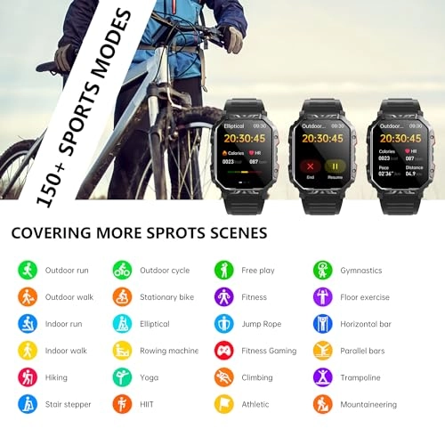 Military Smart Watch - 2.1"