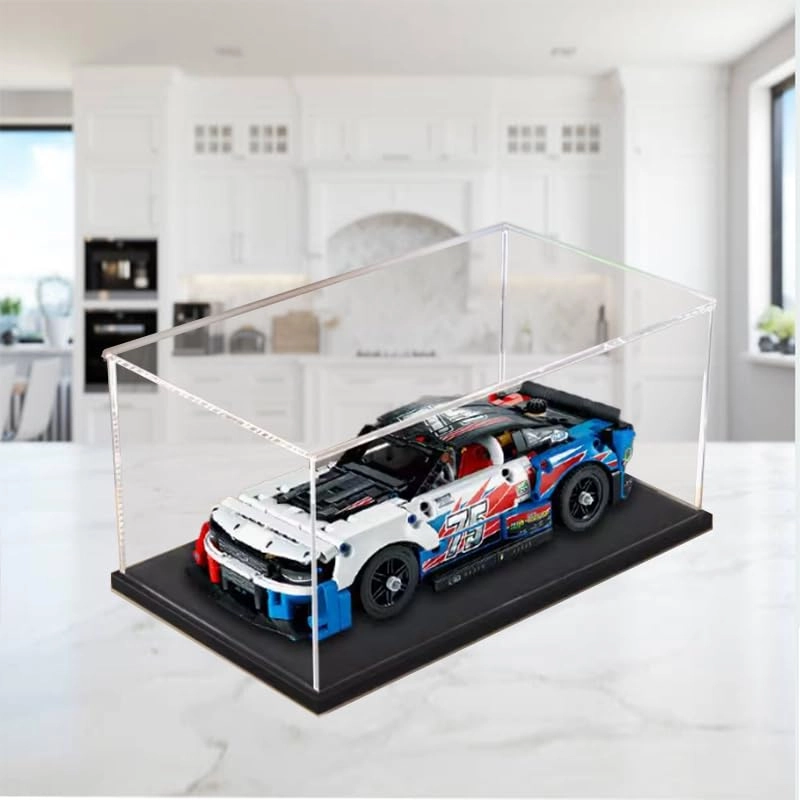 Clear Acrylic Display Case (42153) - for Lego Technic Wood Bottom+background