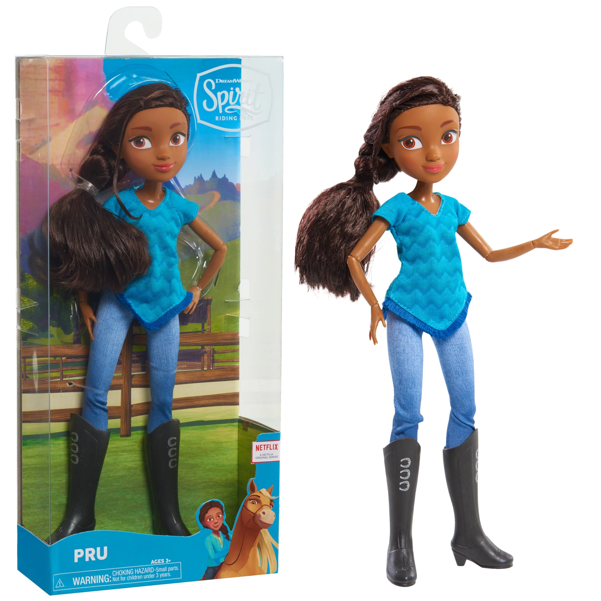 Just Play Pru Deluxe Fashion Doll - 11.5" Tall Fashionable outfit Ages 3+