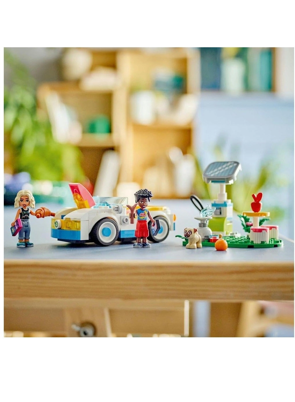 Friends Electric Car and Charger - 6+ Solar-powered