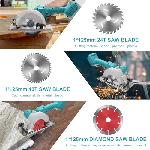LM01-5INCIRCLESAW Cordless (Bare Tool)