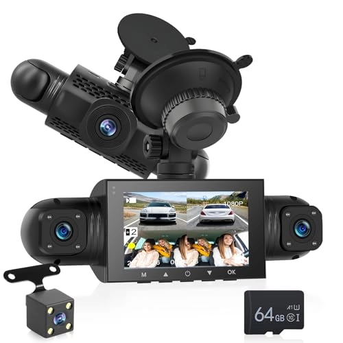 4 Channel Front and Rear Dash Cam - 1080P