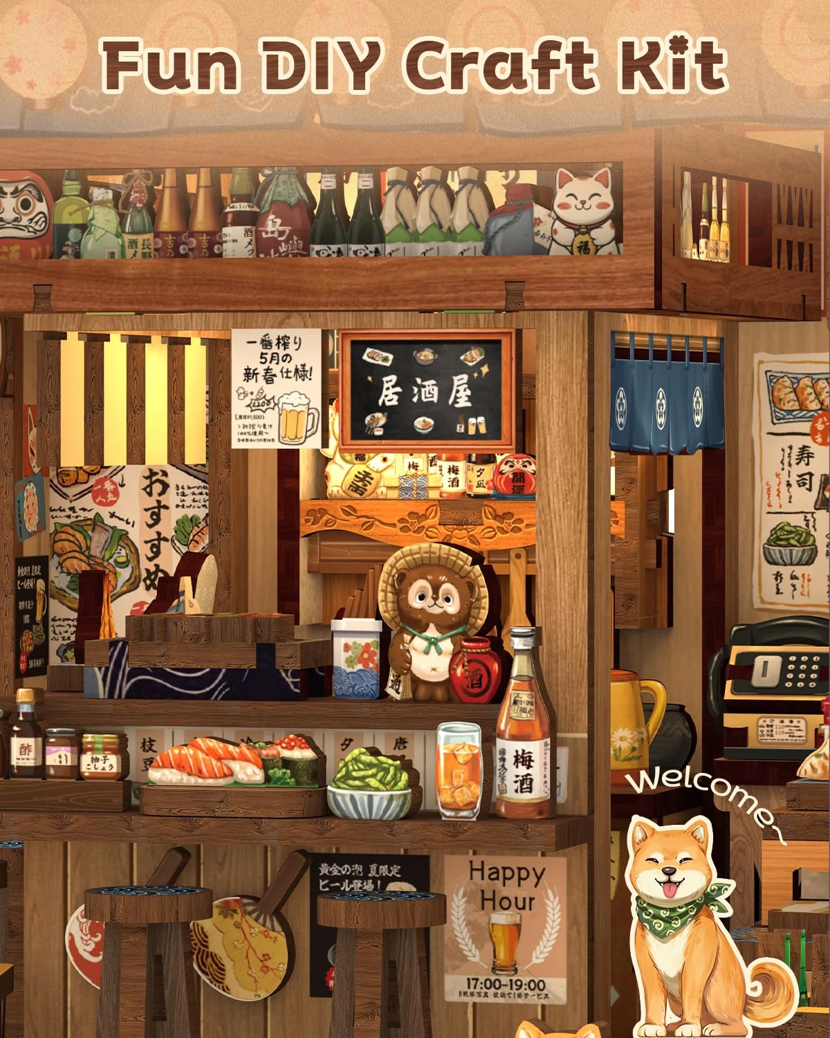 Book Nook Kit - Japanese Izakaya
