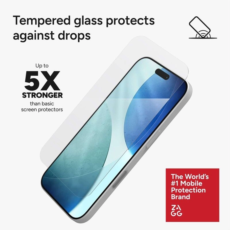 Clear Glass Screen Protector for Apple iPhone 17