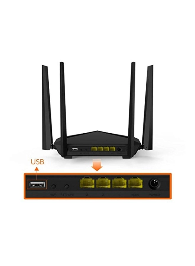 Dual Band Smart Wi-Fi Router Black