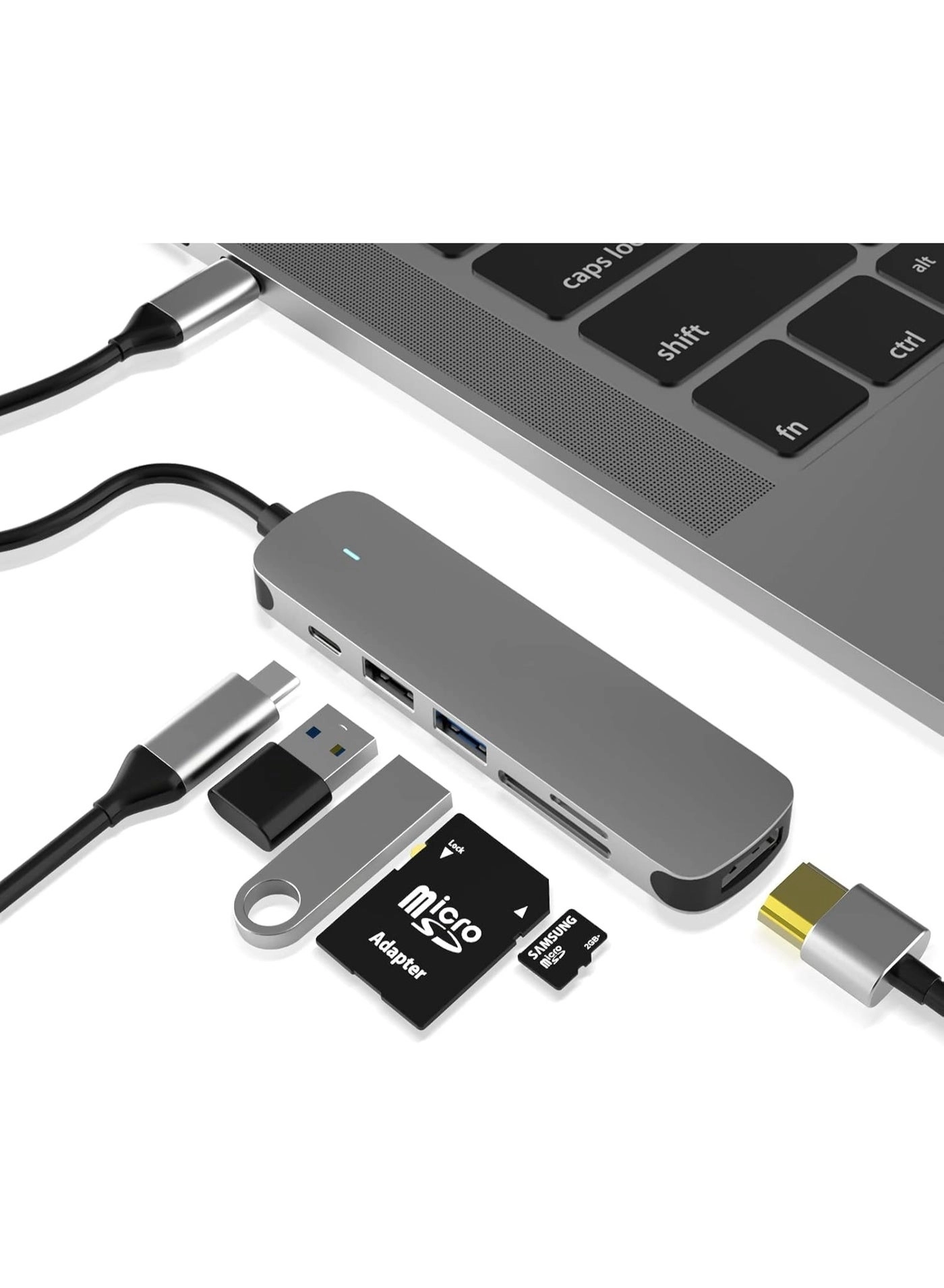 USB C Hub - 4K HDMI 2 USB 3.0 100W PD