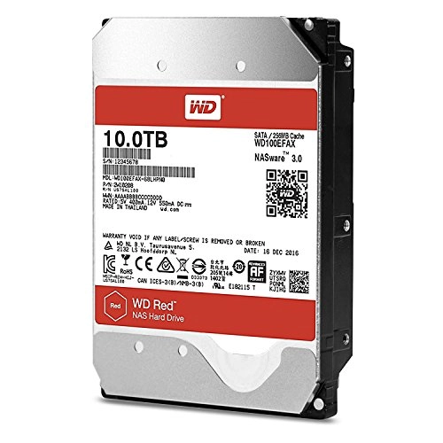 Red 3.5" 5400rpm 256MB SATA 6Gb/s (WD100EFAX) - 10TB