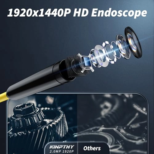 Borescope - Dual Lens 5-inch IPS LCD 16.5ft