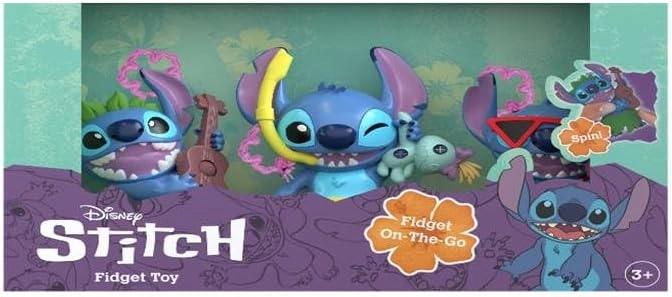 GEEKAY Stitch Plush Set - Fidget 3 Pieces