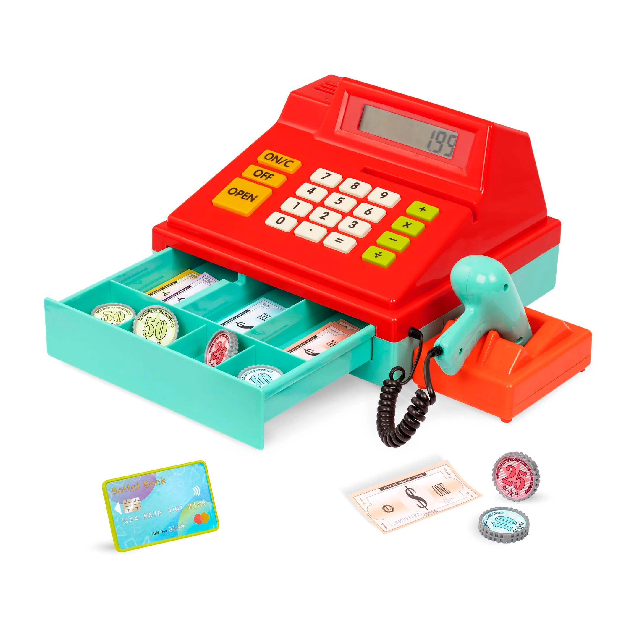 MZA STORES Toy Cash Register - 49 pcs