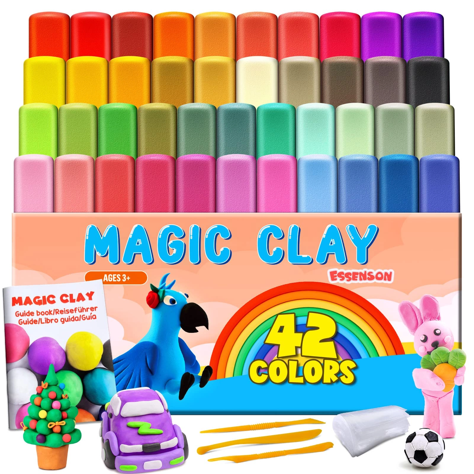 ESSENSON Air Dry Clay - 42 colors 3+ years