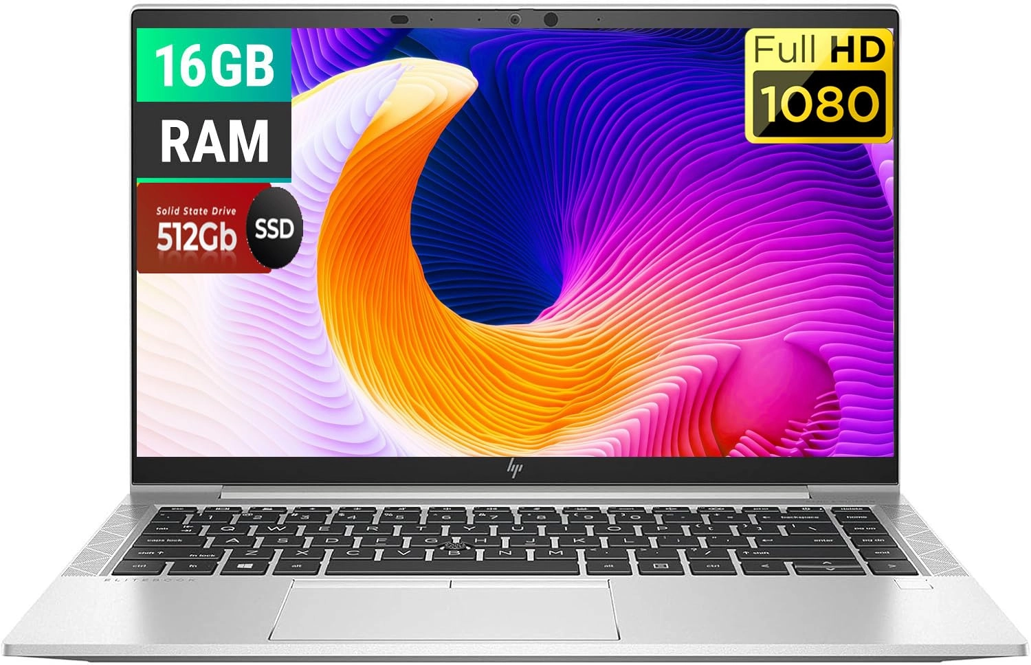 HP (Renewed) EliteBook 845 G8 - 14'' Ryzen 5 Pro 5650U 16GB DDR4 512GB SSD