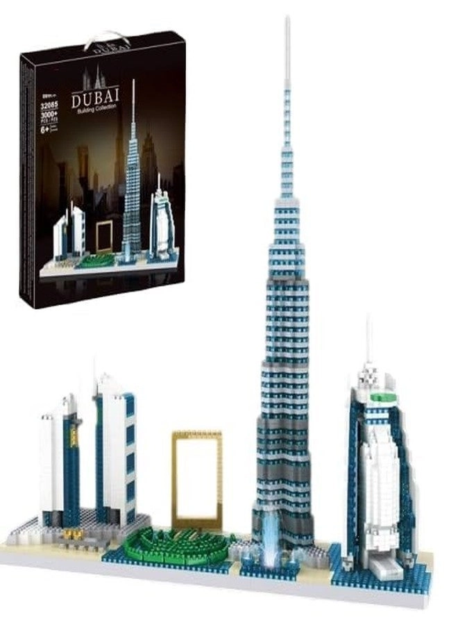 VoltWear Skylines Series Dubai Skyline - Micro Building Blocks 3D Assembly