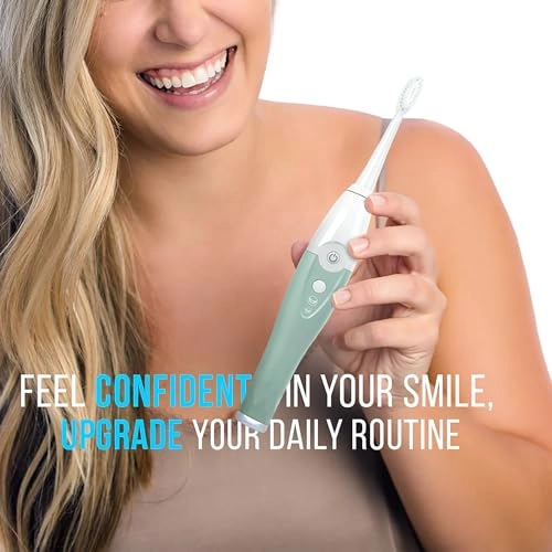 UV Sanitizing Sonic Toothbrush - Dual Speed Seaglass Green