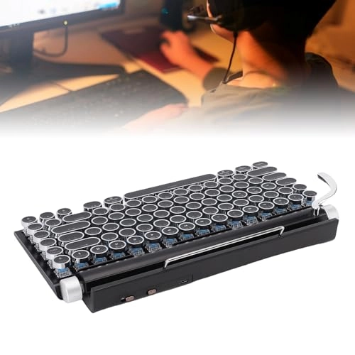 Retro Typewriter Keyboard - Wired/Wireless
