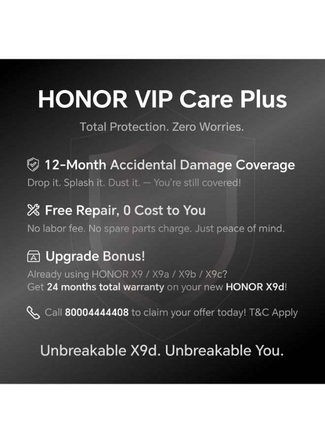 X9d - 12GB 256GB + E6i Buds + Cable + 12 Months Damage Protection