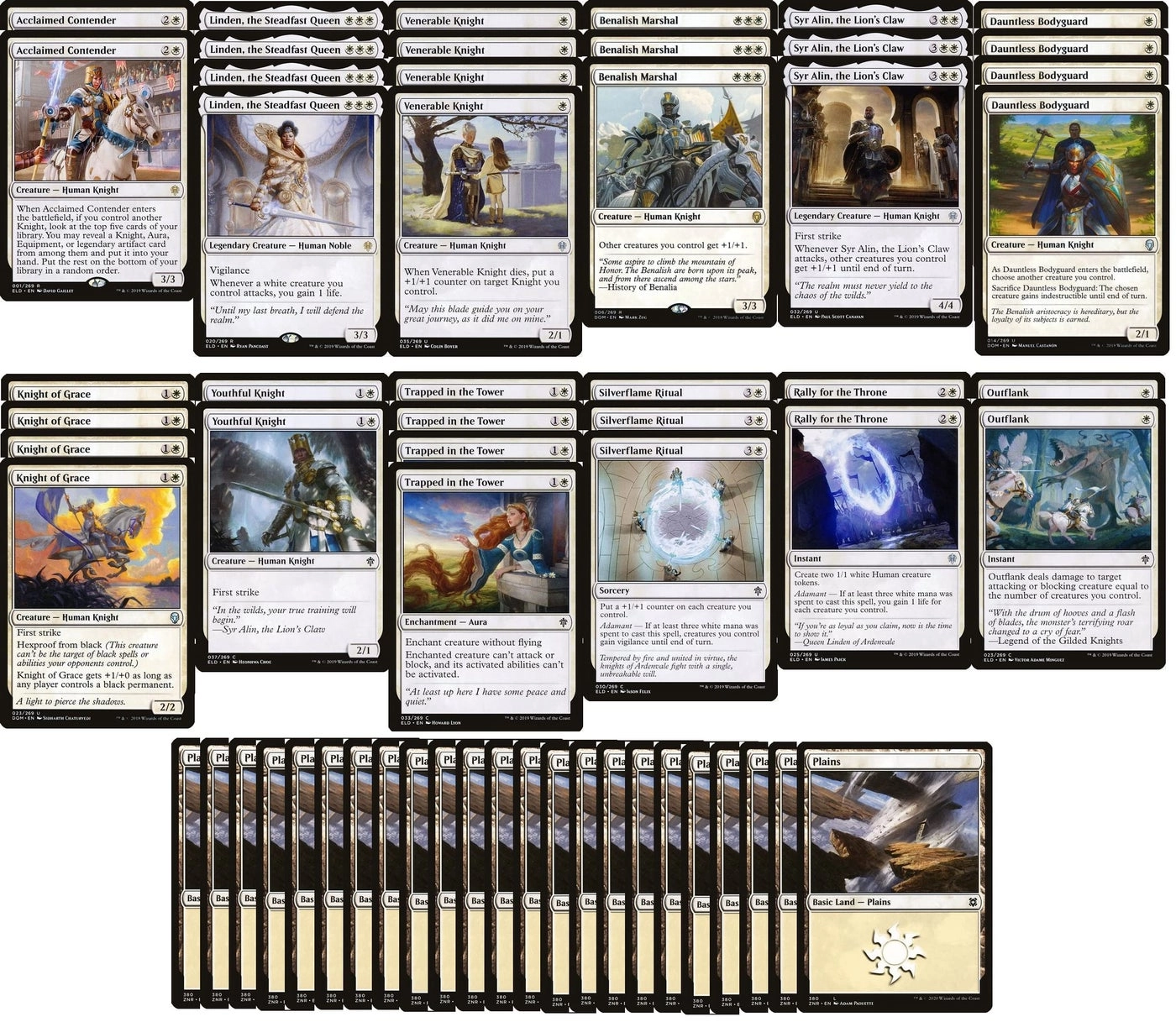 Magic The Gathering: Elite Red White Knight