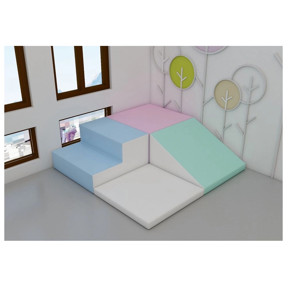 Soft Play Zone Pastel Rainbow Stepper Activity Set - Pastel Rainbow 6 months