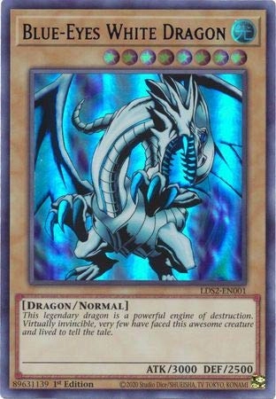 Blue-Eyes White Dragon LDS2-EN001 - 1st Edition