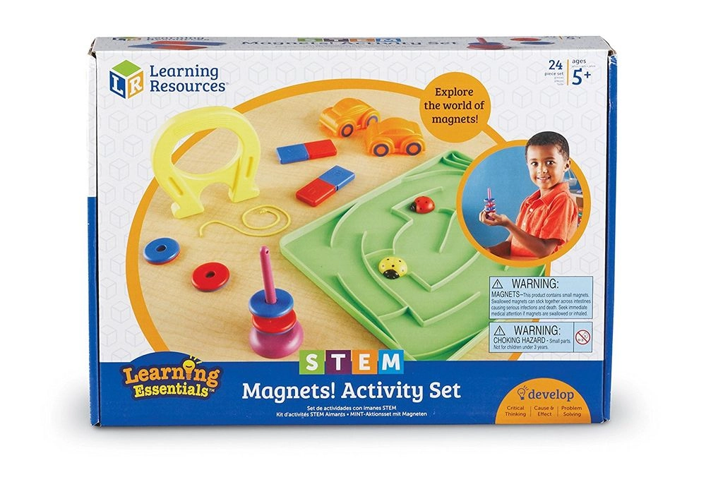 Learning Resources Stem Magnets Activity Set - Suitable for 5 years and above 24 Pcs