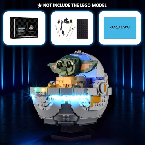 LED Light for 75403 STAR WARS Grogu with Hover Pram