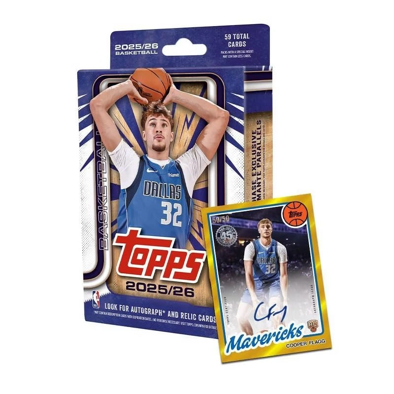 NBA Basketball Trading Card Hanger Box - 59pcs