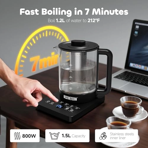 Infuser Glass Electric Kettle