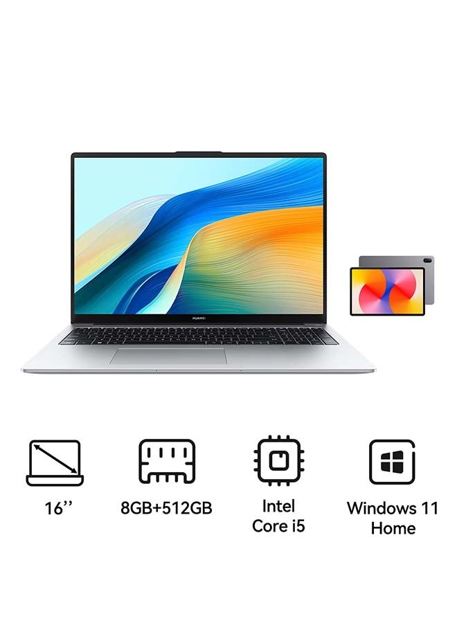 Huawei MateBook D - 16'' i5-12450H 8GB 512GB SSD + Matepad SE - 11'' 6GB 128GB