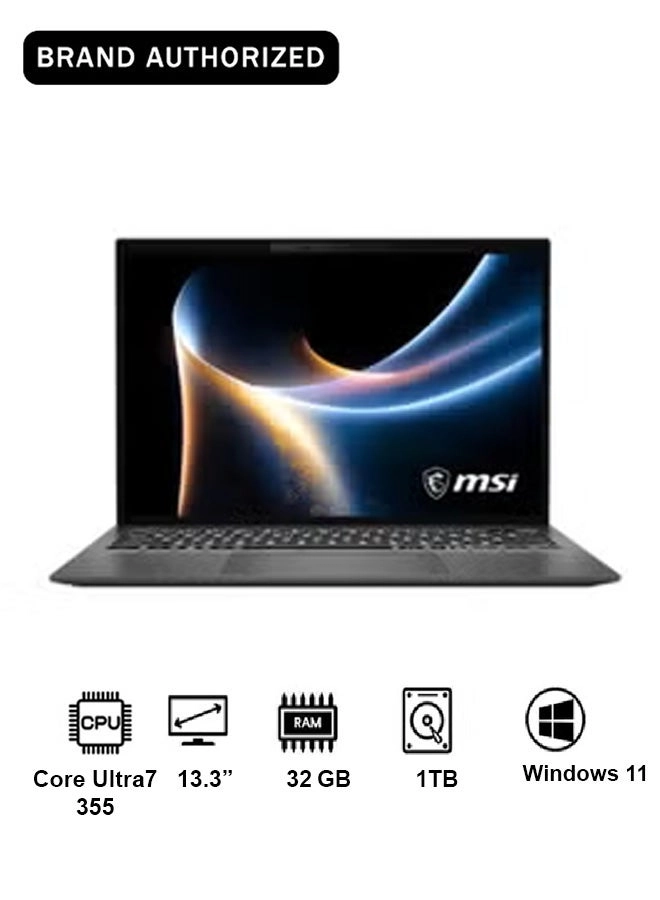 MSI Prestige 13 Prestige13-9S7-13Q425-009 - 13.3'' Core Ultra 7-355 32GB 1TB SSD