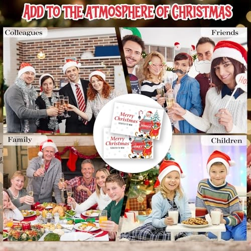 Merry Christmas Scratch Off Cards - Adult 50 piece(s)