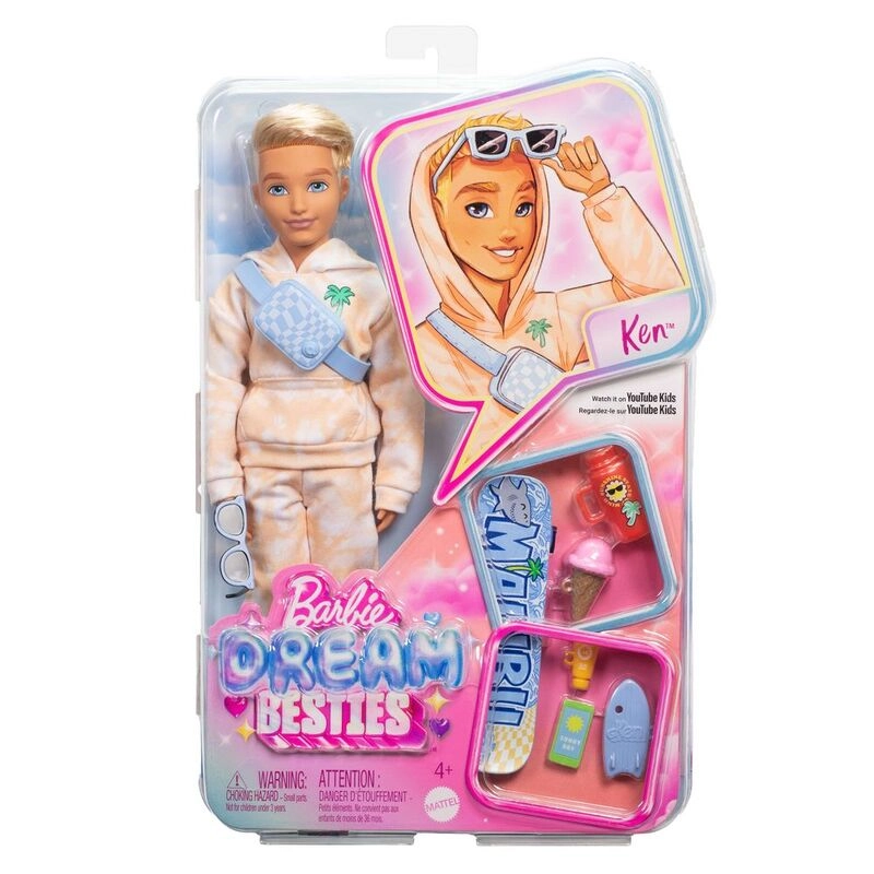 Ken Dream Besties Doll - Posable Accessories