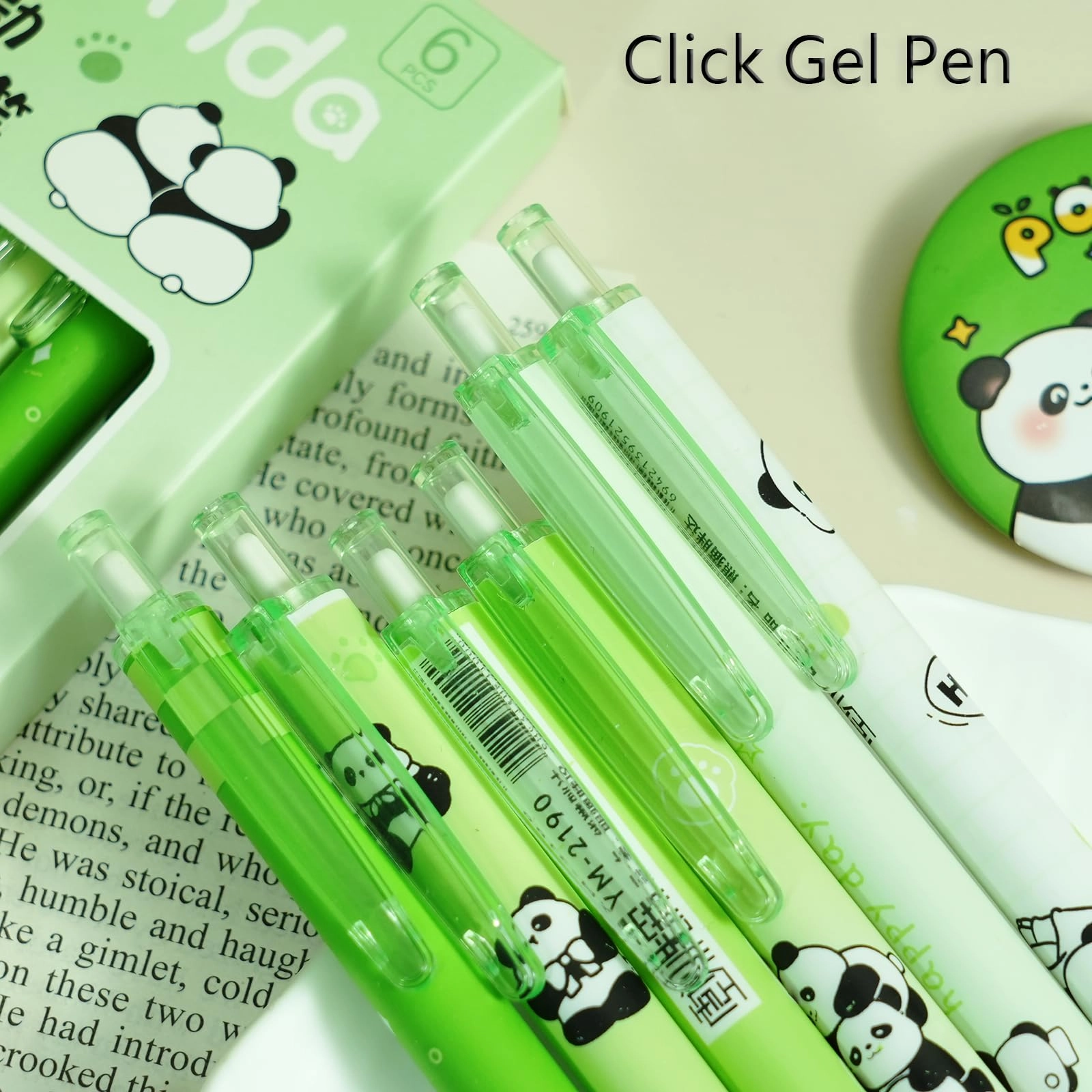 Cute Erasable Pen - 12-Pack 0.5mm