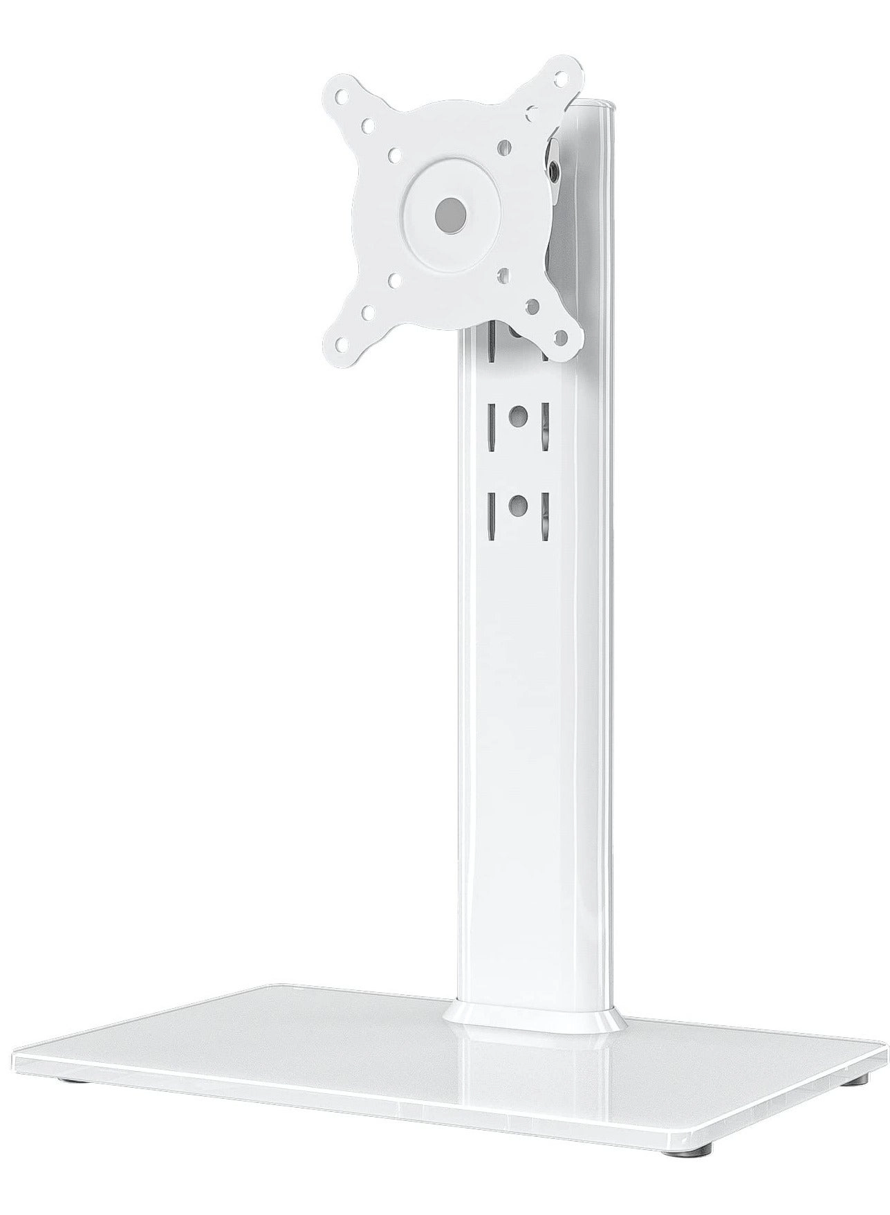 Single LCD Computer Monitor Free-Standing Desk Stand Riser - 1 13 inch to 32 inch