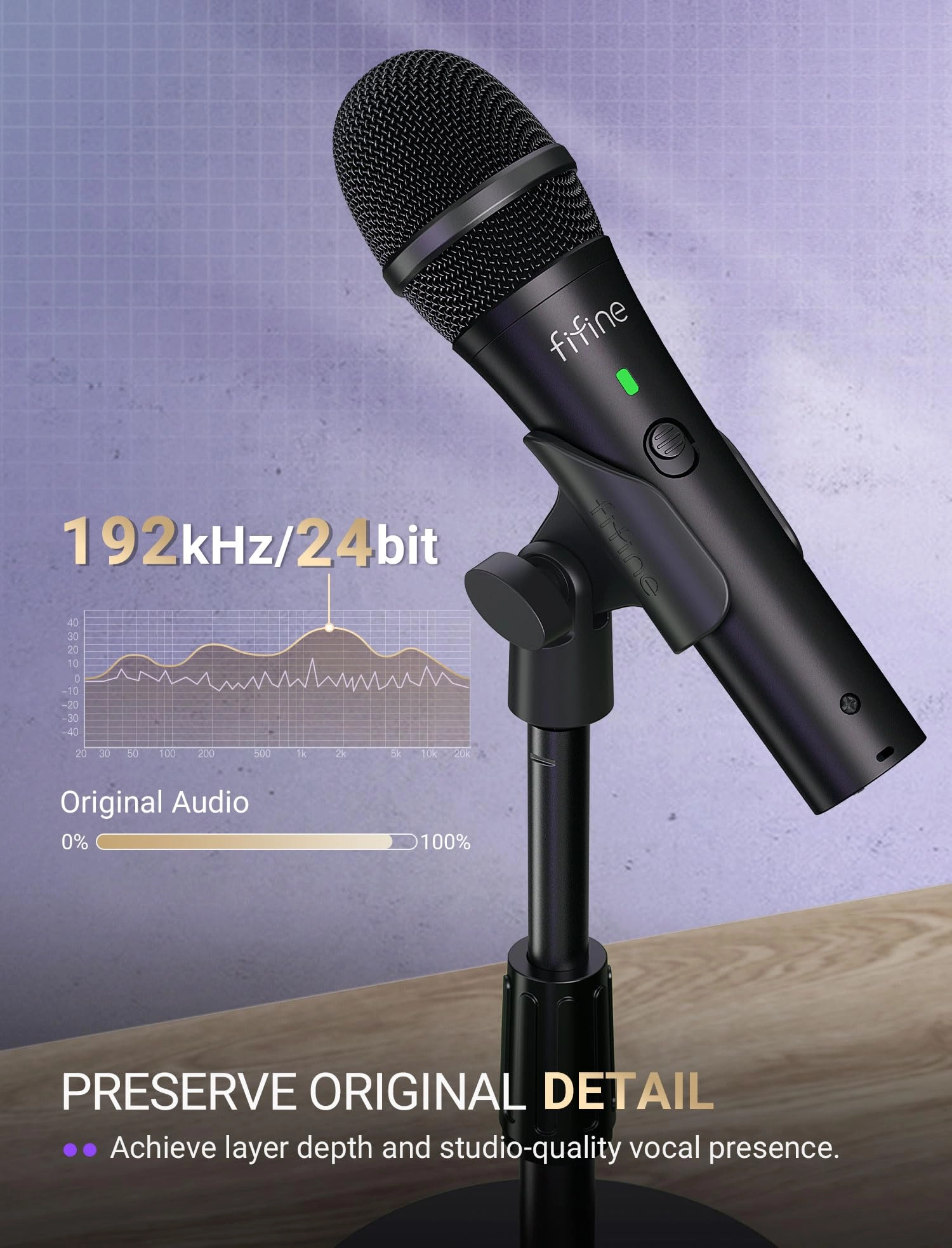 AmpliTank USB+XLR Microphone