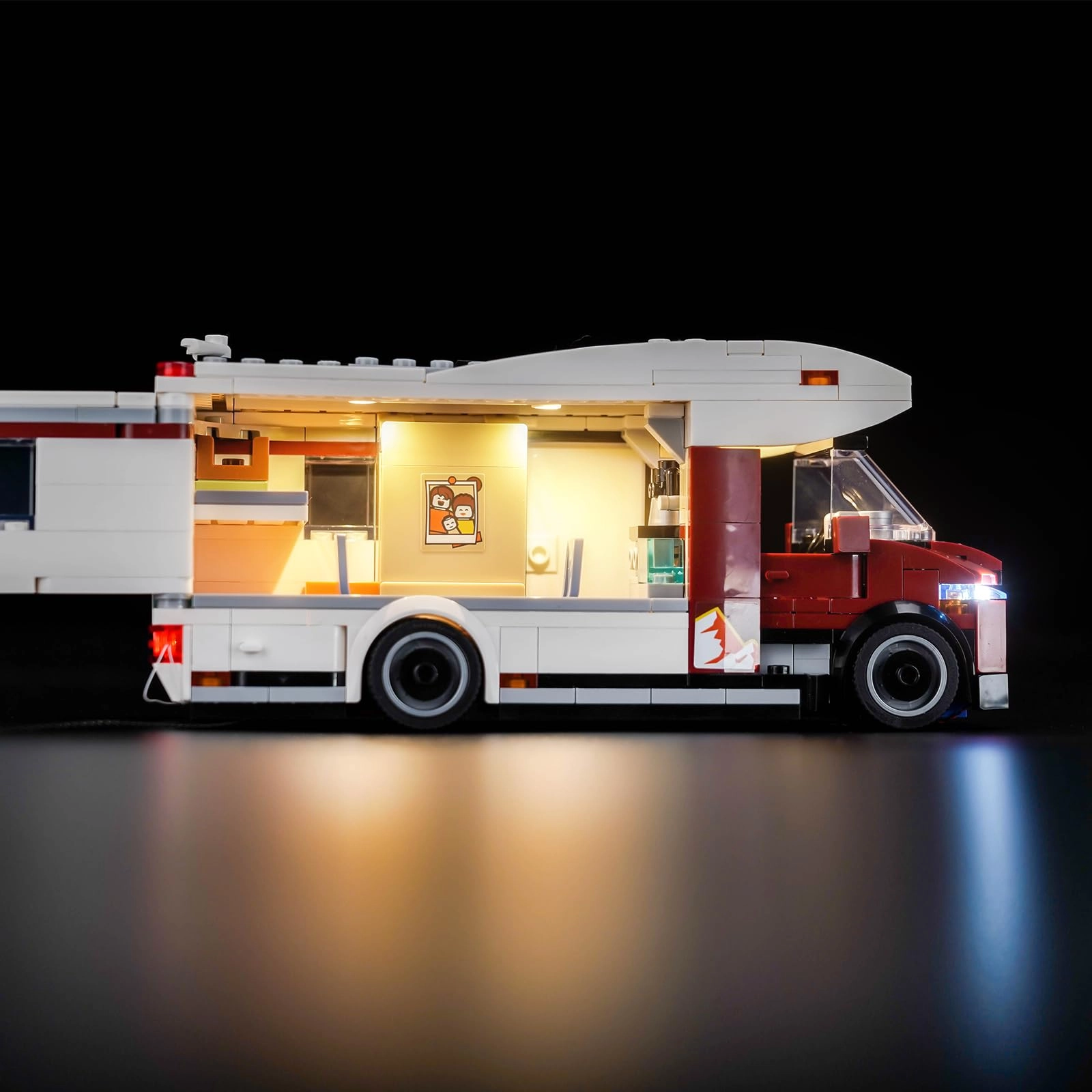 Hilighting Led Light Kit - Compatible with Lego Holiday Adventure Camper Van