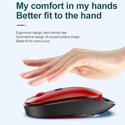 Ergonomic Computer Mouse - 2.4G Wireless