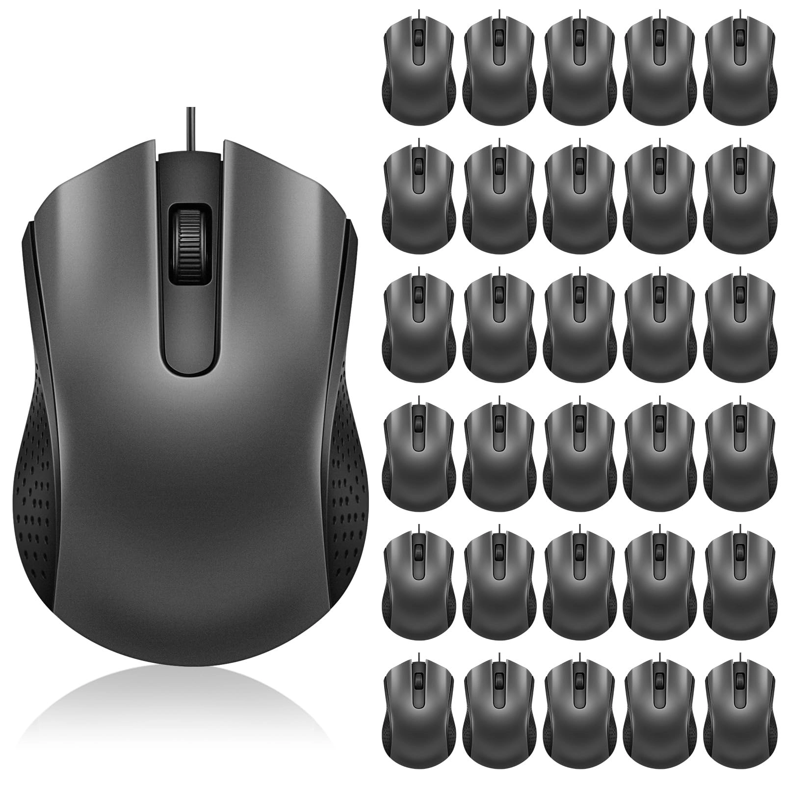 Bonuci 30 Pcs Wired Mouse - USB